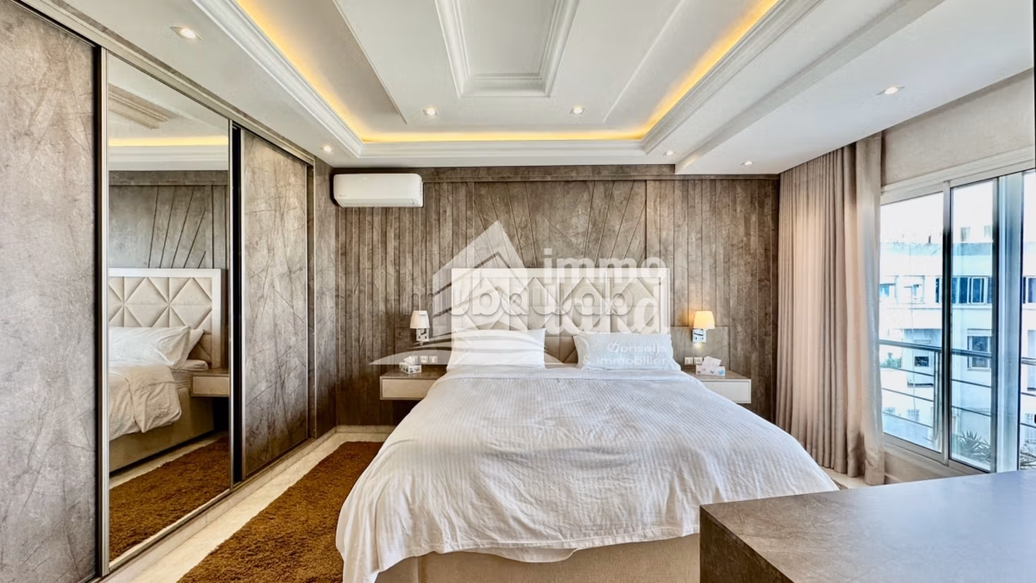 Duplex S3 arredato mai abitato con vista mare a Gammarth superiore