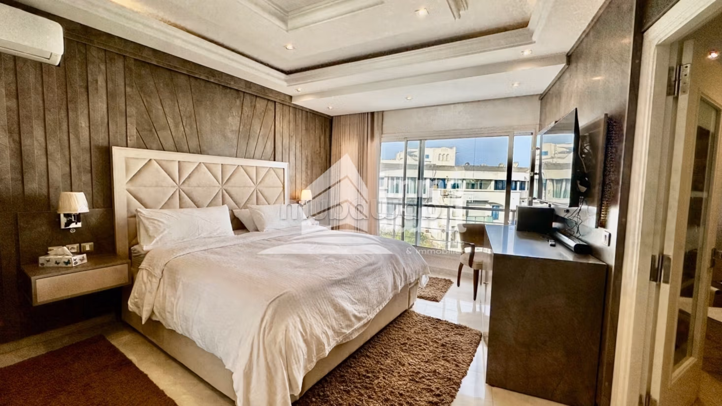 Duplex S3 arredato mai abitato con vista mare a Gammarth superiore