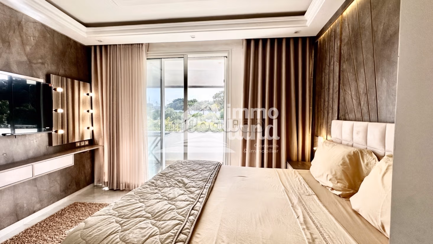 Duplex S3 arredato mai abitato con vista mare a Gammarth superiore