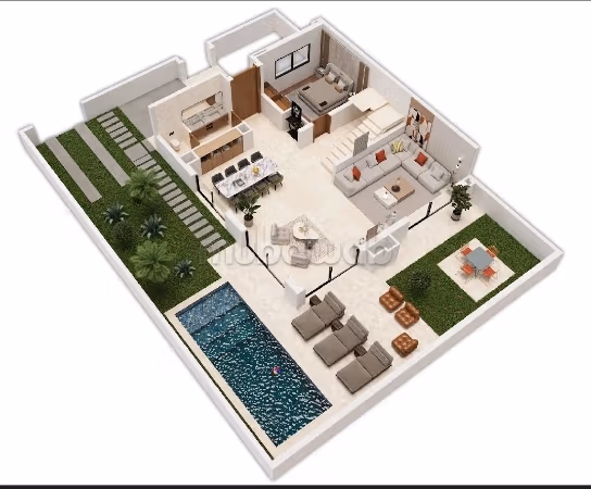 Moderne enlichte villa in Darbouazza