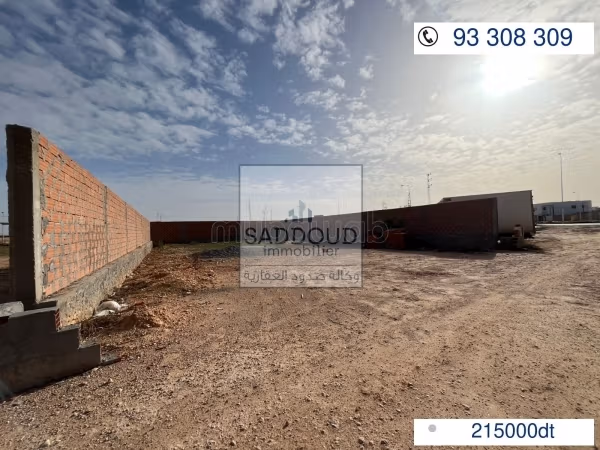 Terrain à vendre – Route Tboulbi km 8,5