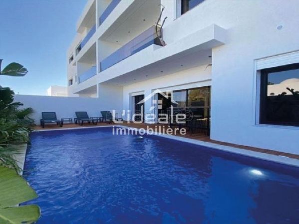 For sale Ground floor apartment with pool in Hammamet