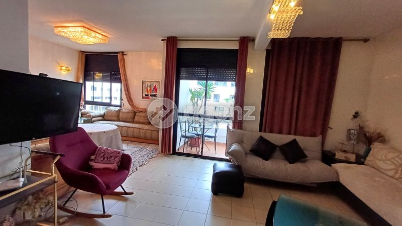 Apartamento en alquiler de 110 m², 2 habitaciones Hay Riad Rabat