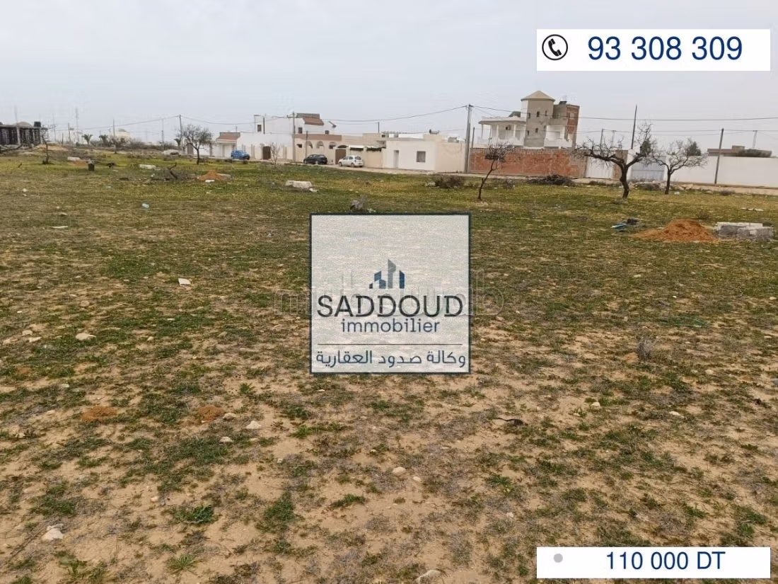 Terrain 665m² à route saltnia km 7