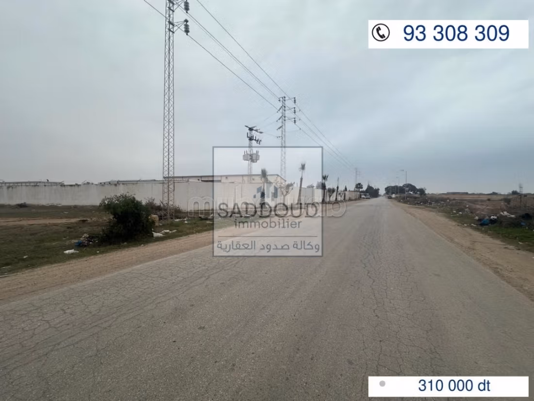 6088m plot for sale Route de Gabès, km 10
