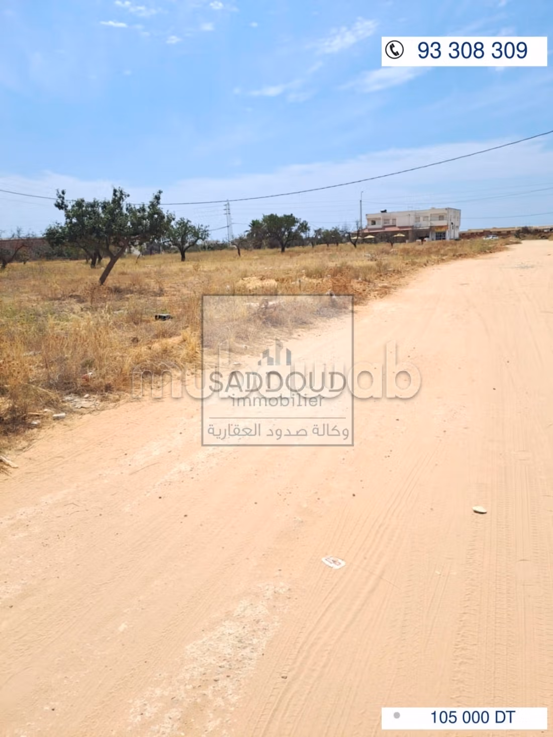 Terrain 665m² à route saltnia km 7