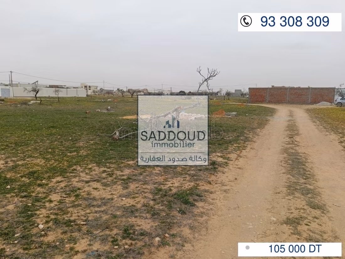 Terrain 665m² à route saltnia km 7