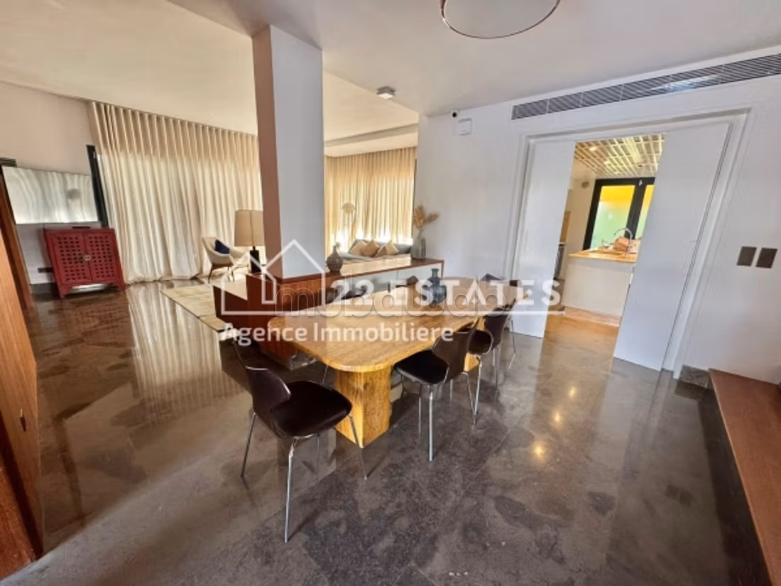 Luxueuse villa S3 meublée à Carthage