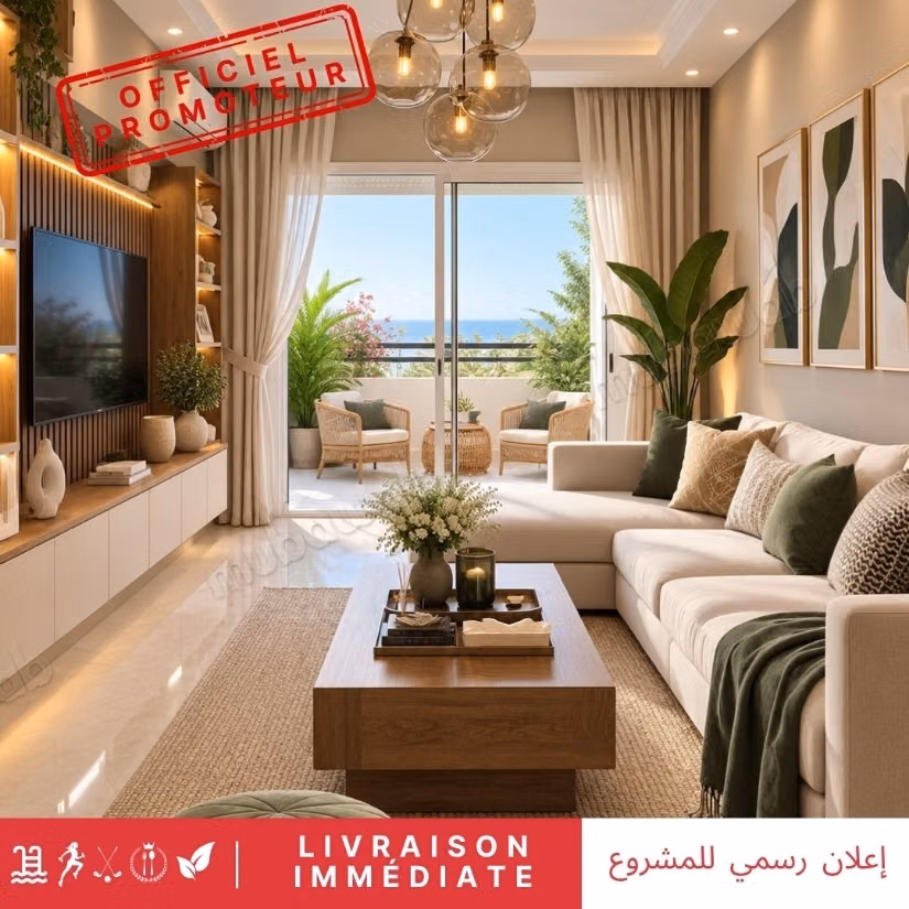 Beautiful apartment for sale in Asilah Total area 83m²