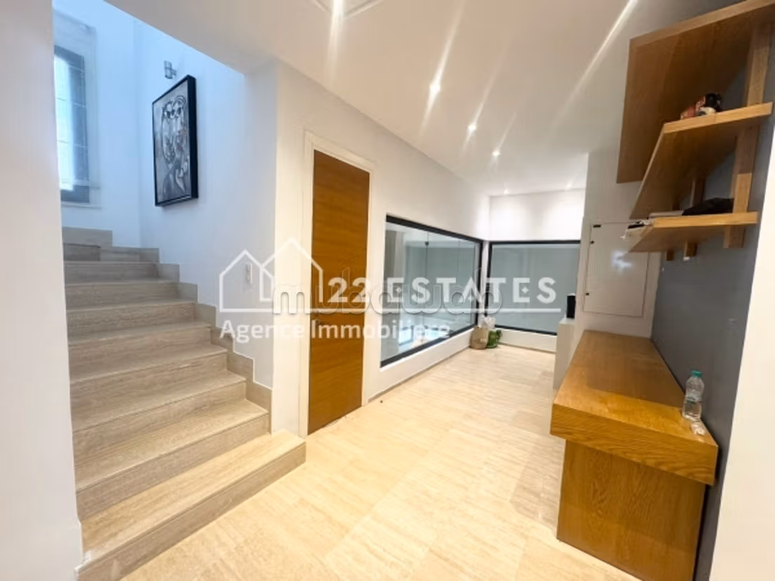 Villa S4 con vista mare, piscina e giardino a Gammarth