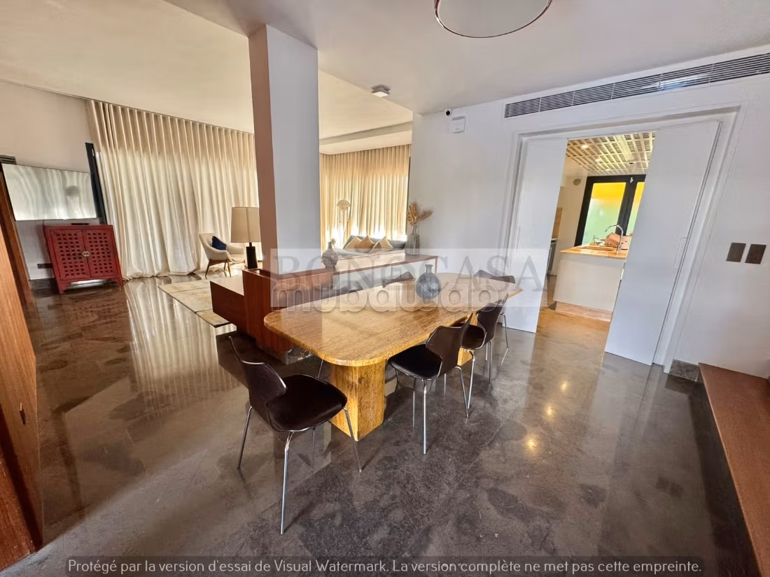 Villa S3 Meublée avec piscine à louer à Carthage