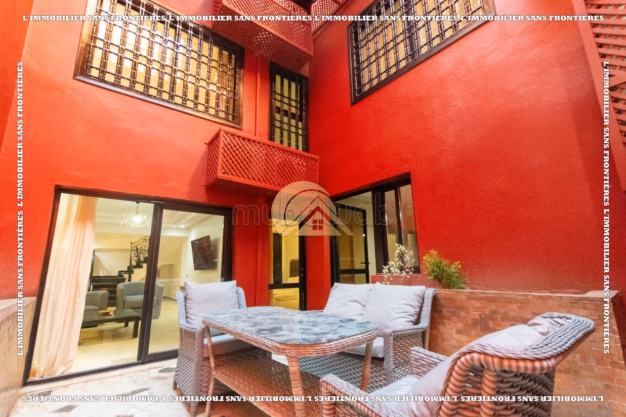 Dúplex amueblado en alquiler — Terraza - Guéliz, Marrakech