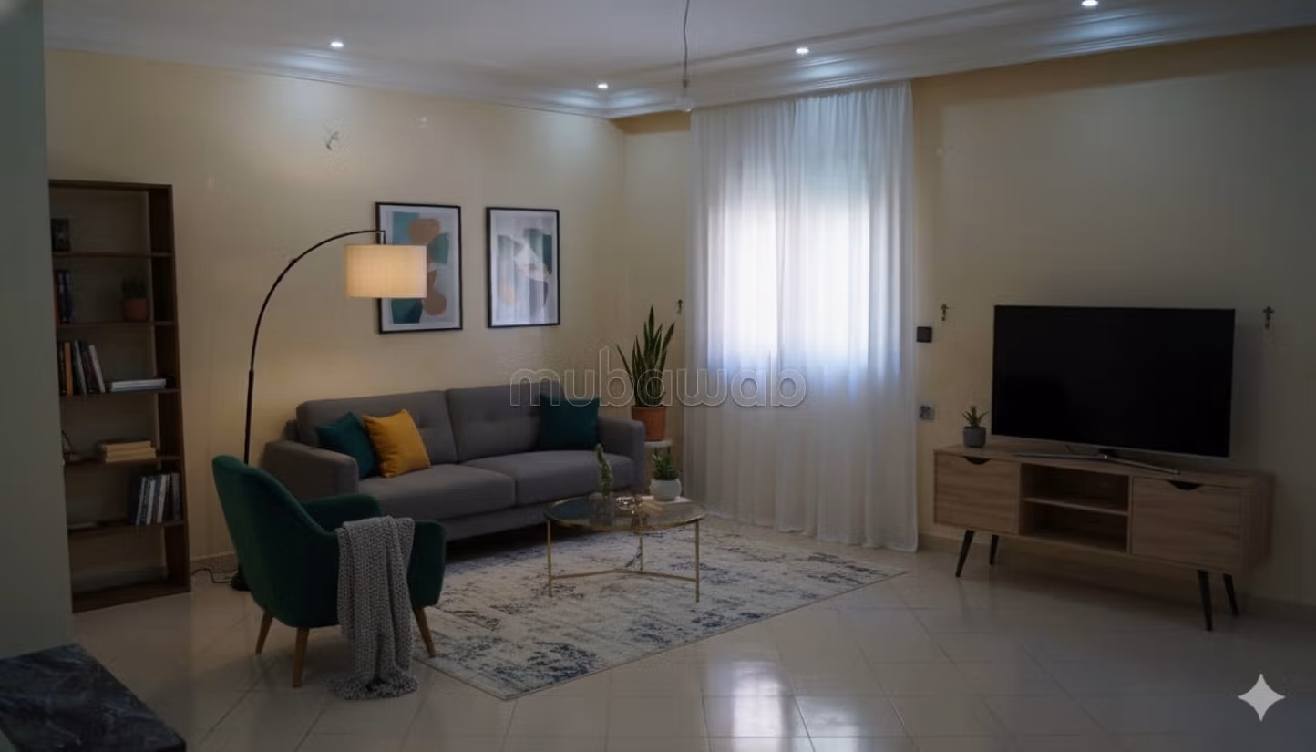 Apartment for sale in Hay Hassani. 6 large living areas. Equipped kitchen