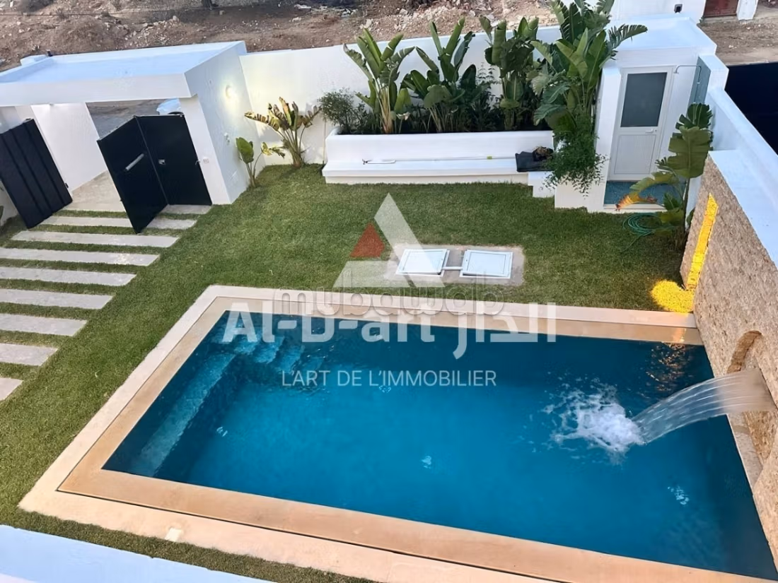 Villa S4 con piscina a Hammamet Nord