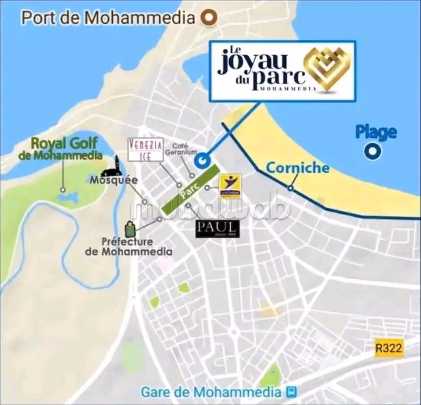 Location de vacances: joyau du parc de Mohammedia
