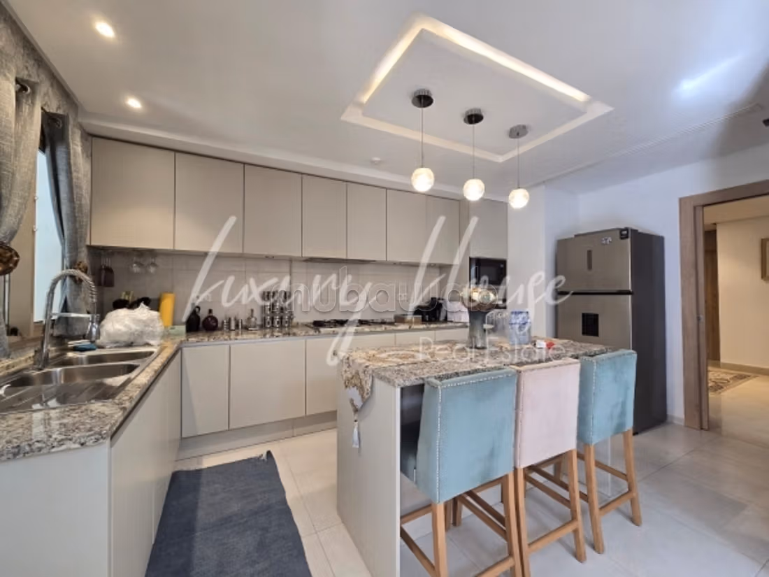 Furnished S2 Apartment with Pool in Gammarth