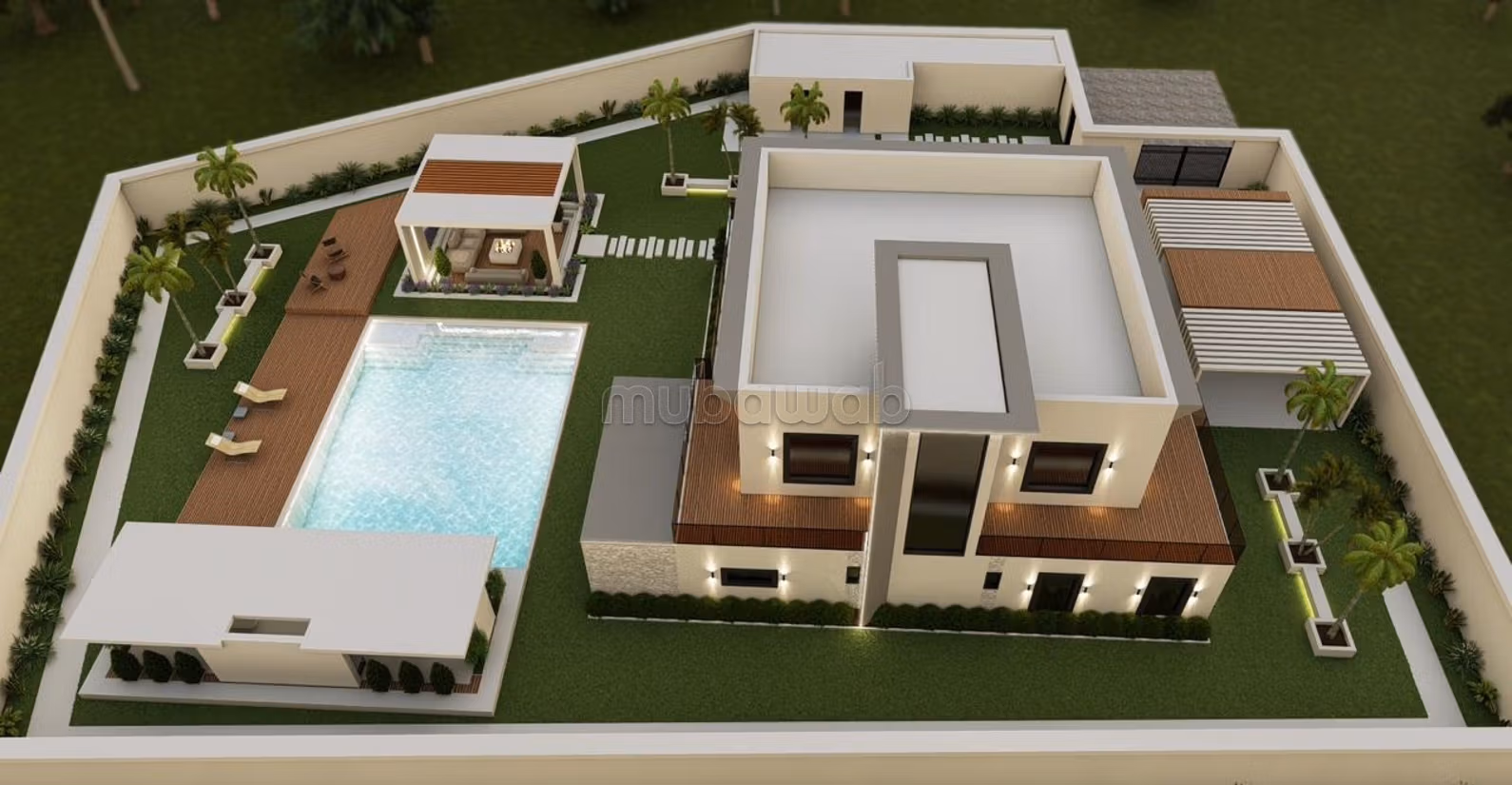 Belle Villa semi finie à la vente à Route de Ouarzazate.
Surface de 1800 m², km 16