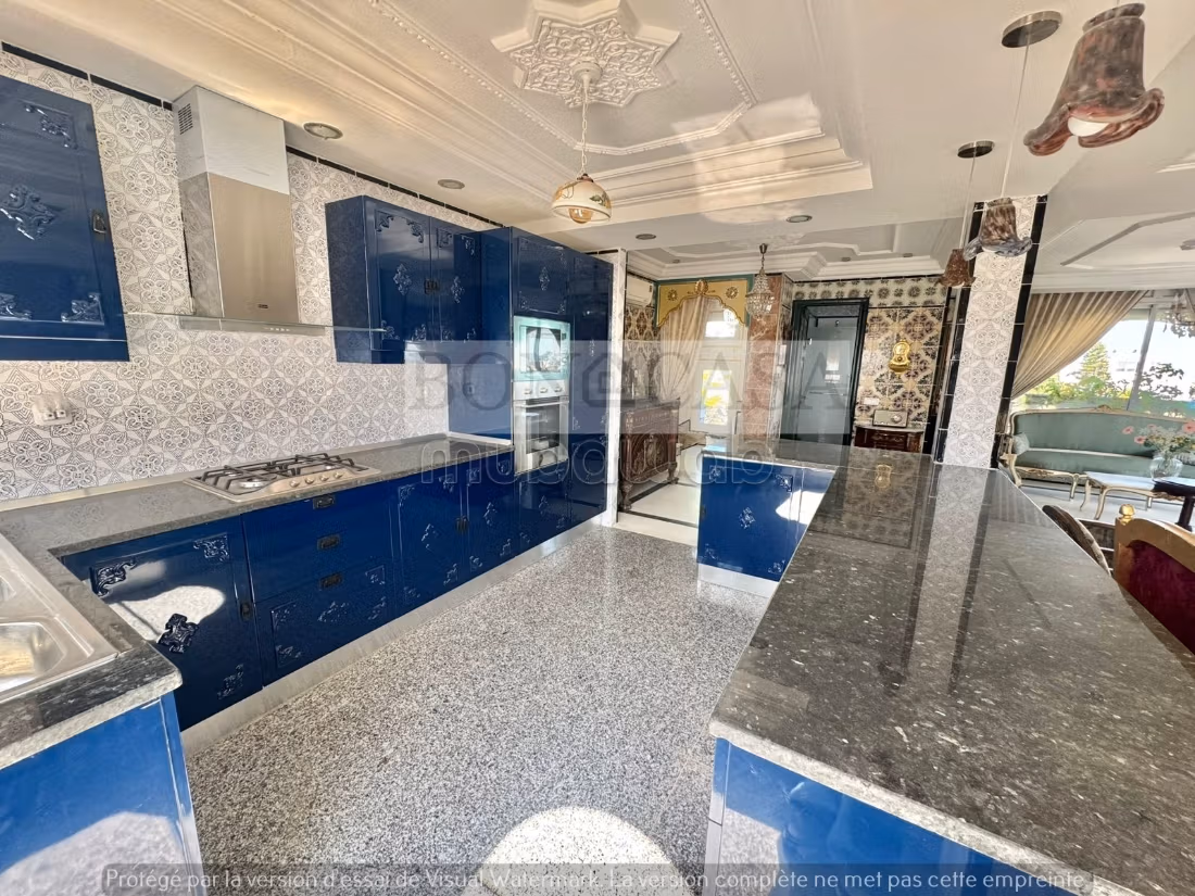 Duplex S3 Meublé vue mer à louer à Gammarth