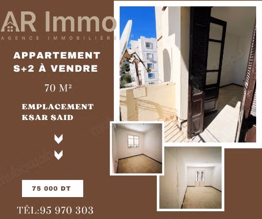 Appartamento S2 in vendita a Ksar Said