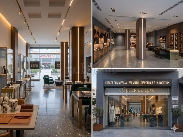 Emplacement N1: Showroom 530m² Divisible La Soukra Squar
