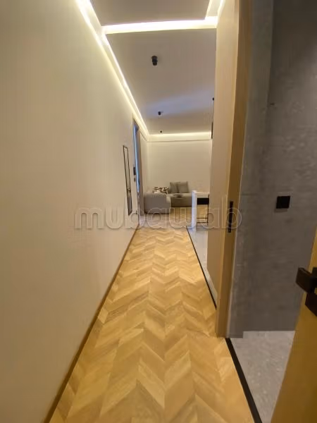 Mooie appartement te huur in Casablanca Finance City. Totale oppervlakte 62 m². Conciërge service, mooi zwembad