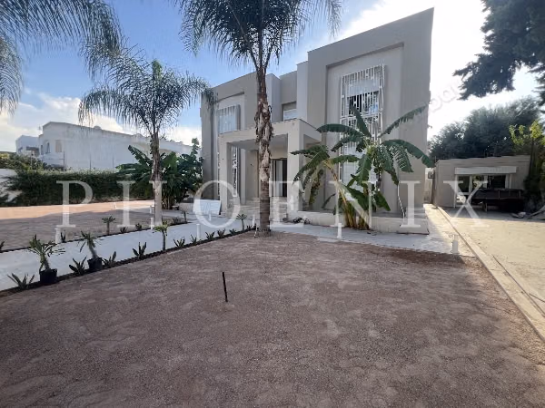 Villa S3 neuve avec jardin à La Marsa