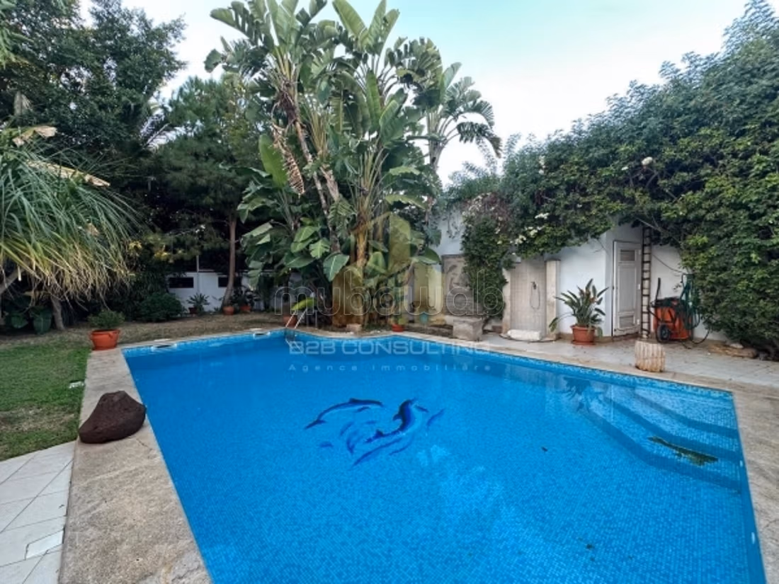 A louer villa meublée à Carthage