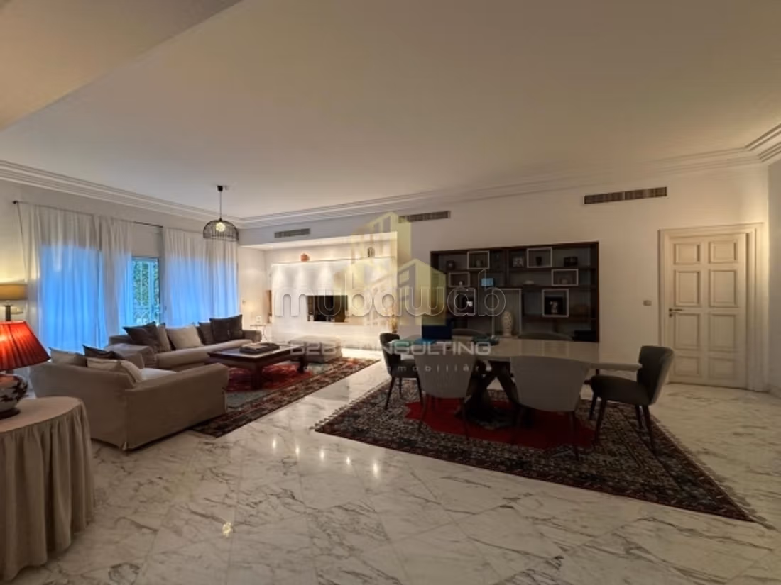 A louer villa meublée à Carthage