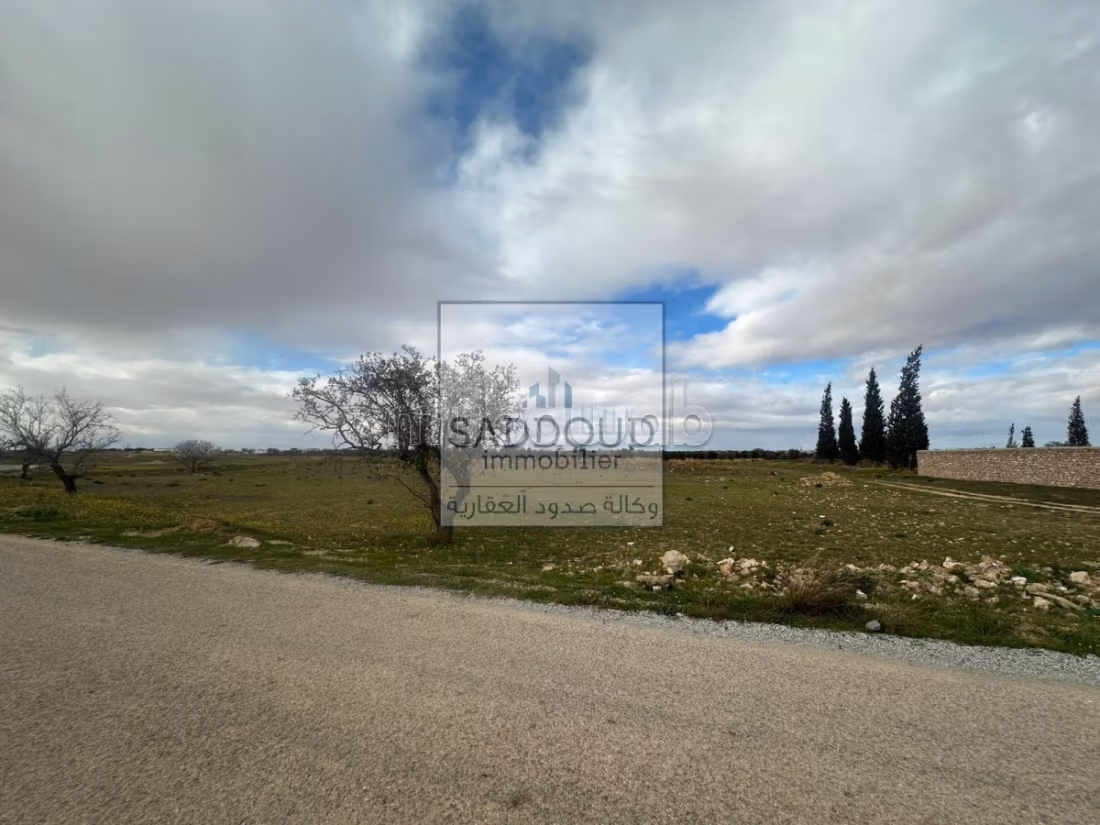 Terrain 580m à vendre – Route El Aïn km 12,5
