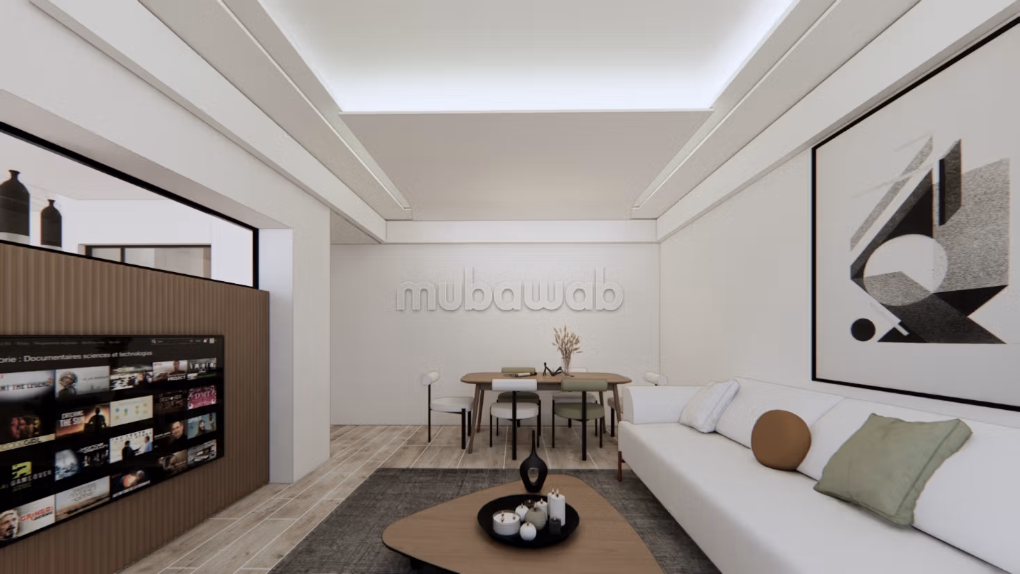 A vendre S3 avec Terrasse à El Menzah 9