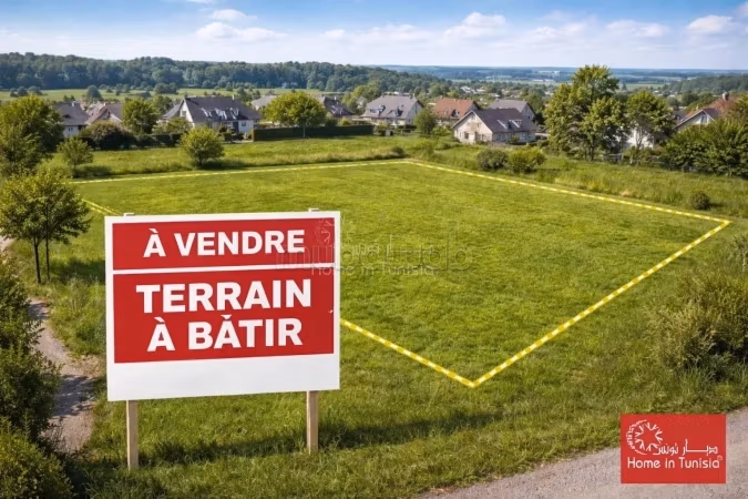 À vendre Terrain constructible de 170 m² à Akouda