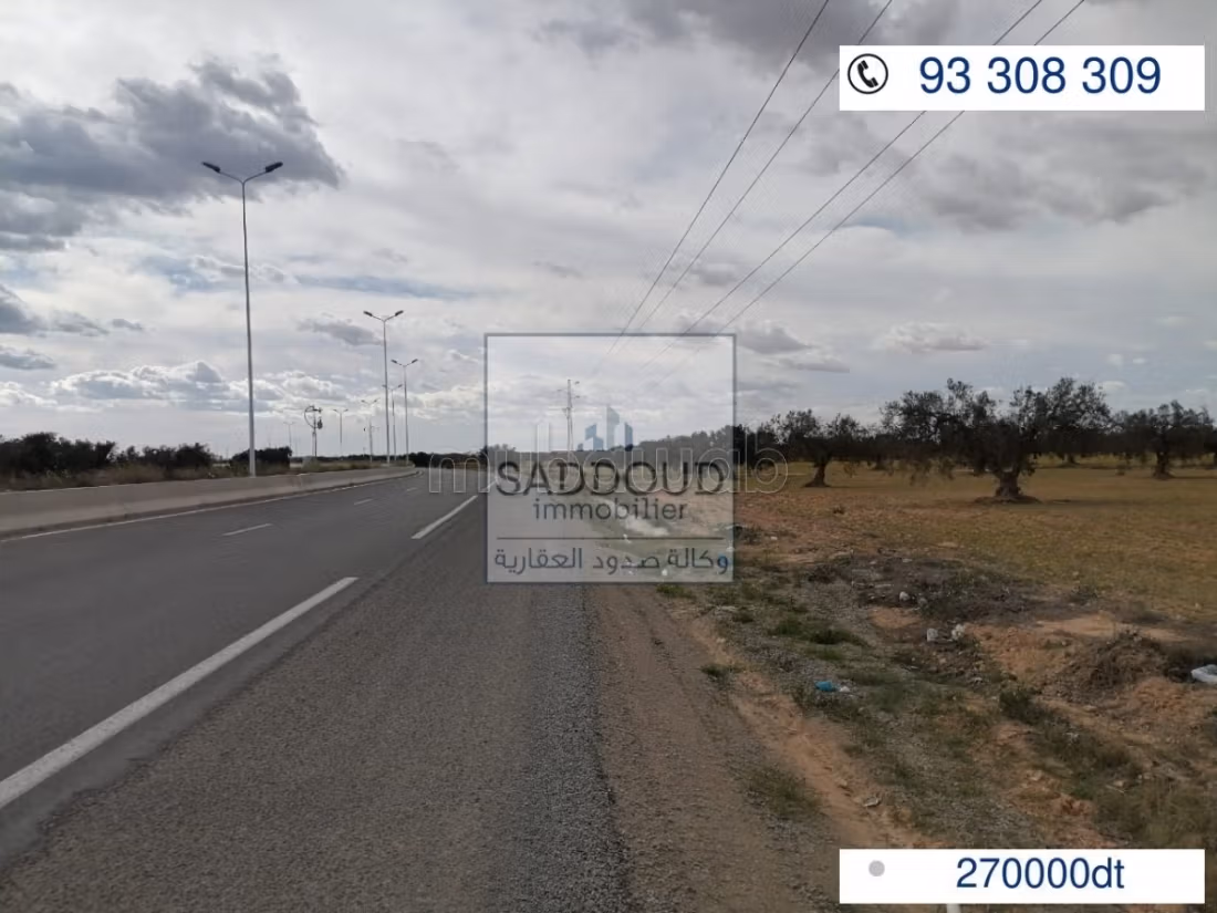Terrain à vendre – Route de Gabès km 26