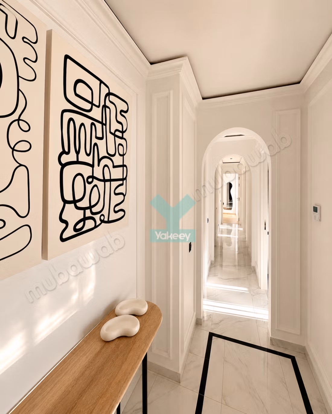 Superb furnished new apartment in a gated community with swimming pool