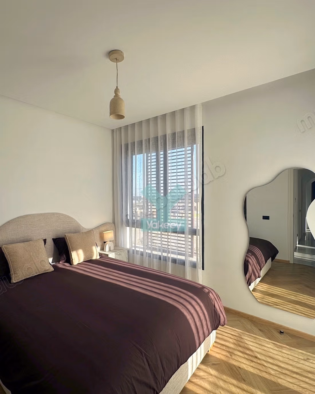 Superb furnished new apartment in a gated community with swimming pool