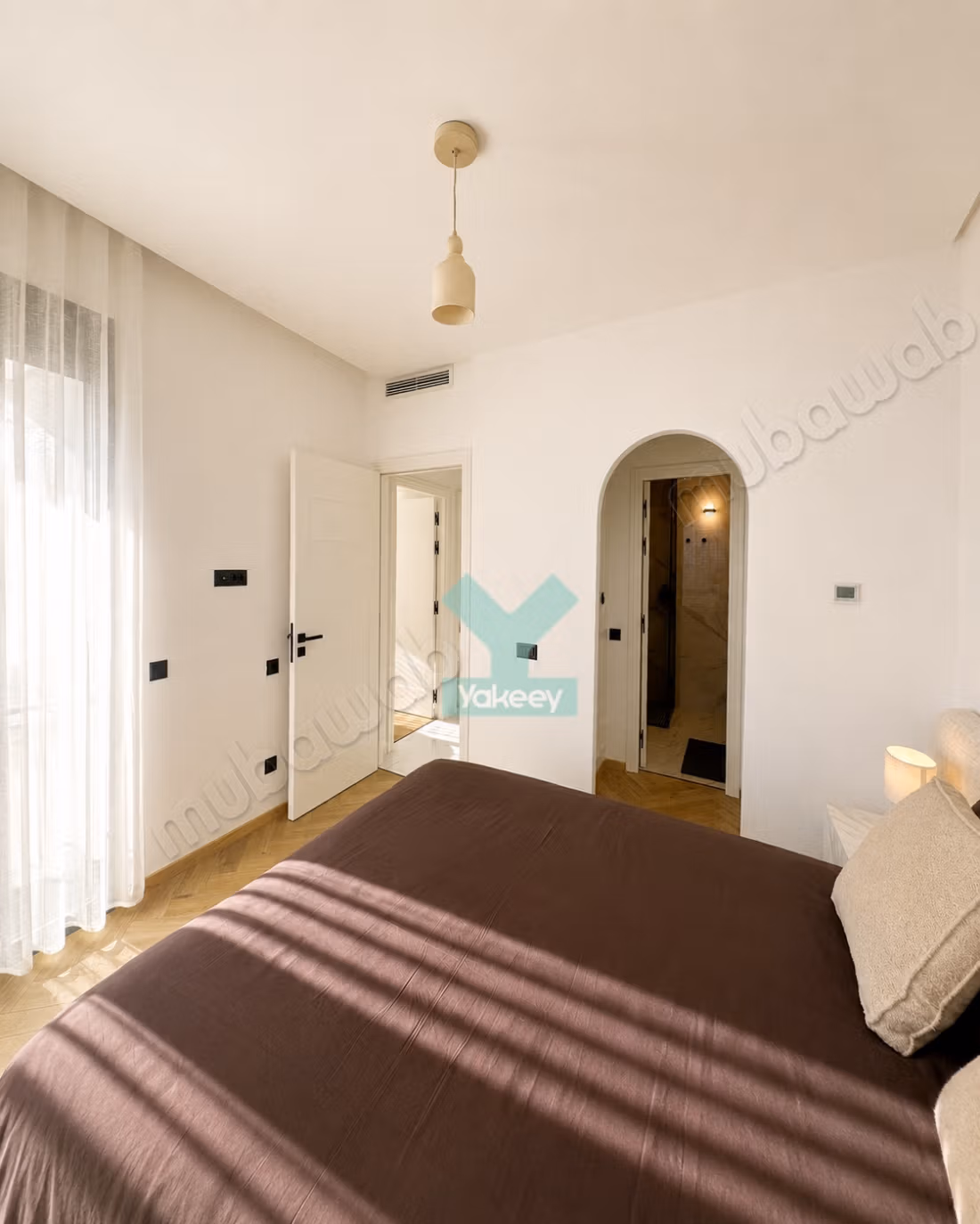 Superb furnished new apartment in a gated community with swimming pool