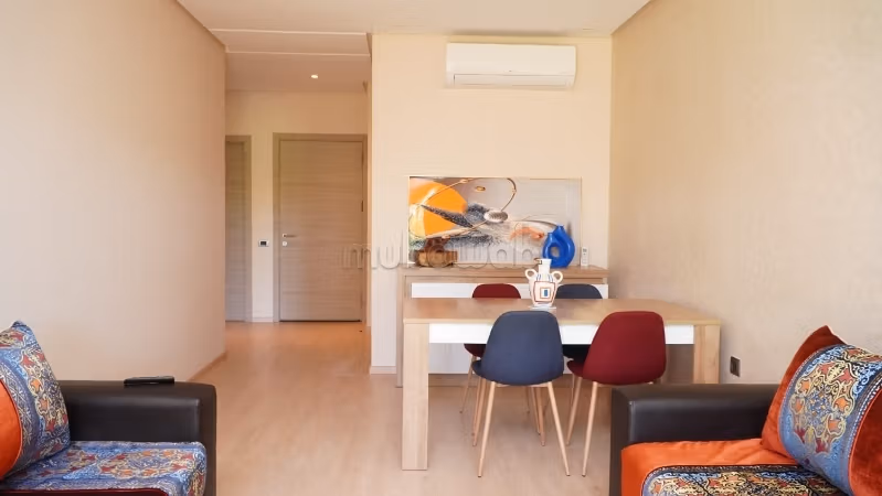 For rent Ground floor furnished apartment Prestigia Marrakech