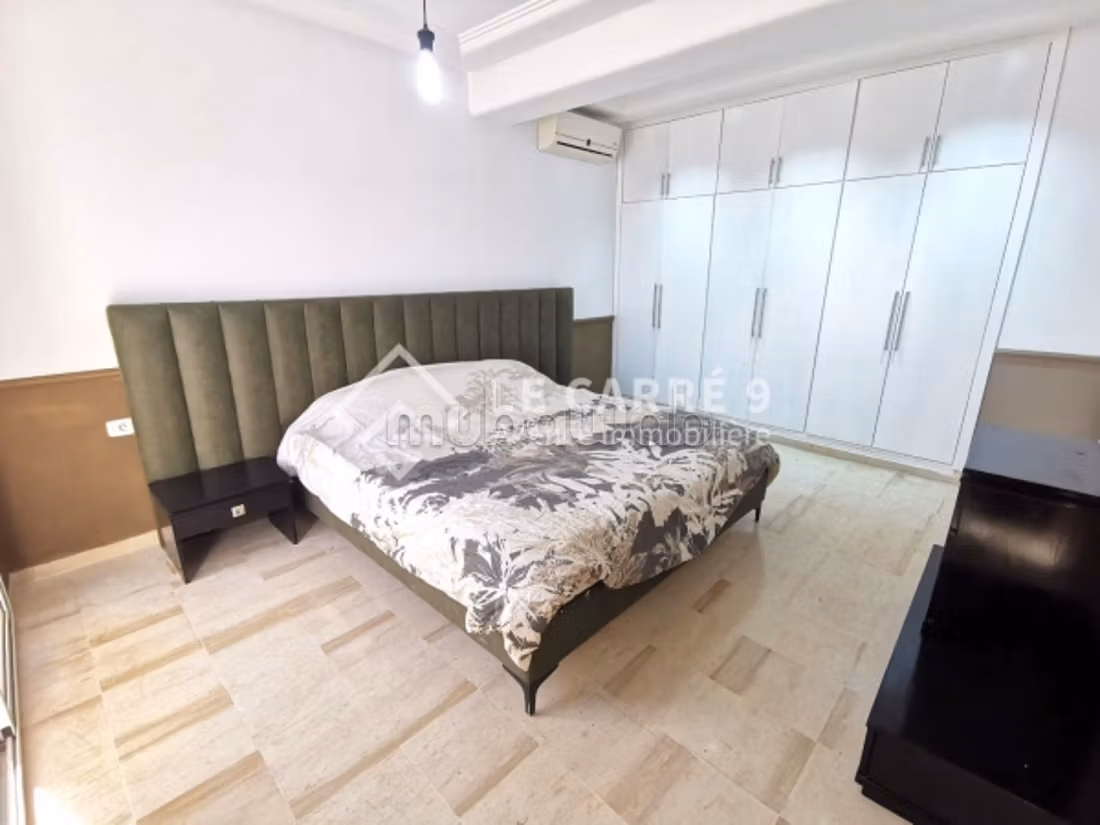 A louer un appartement S2 meublé à Ain Zaghouan