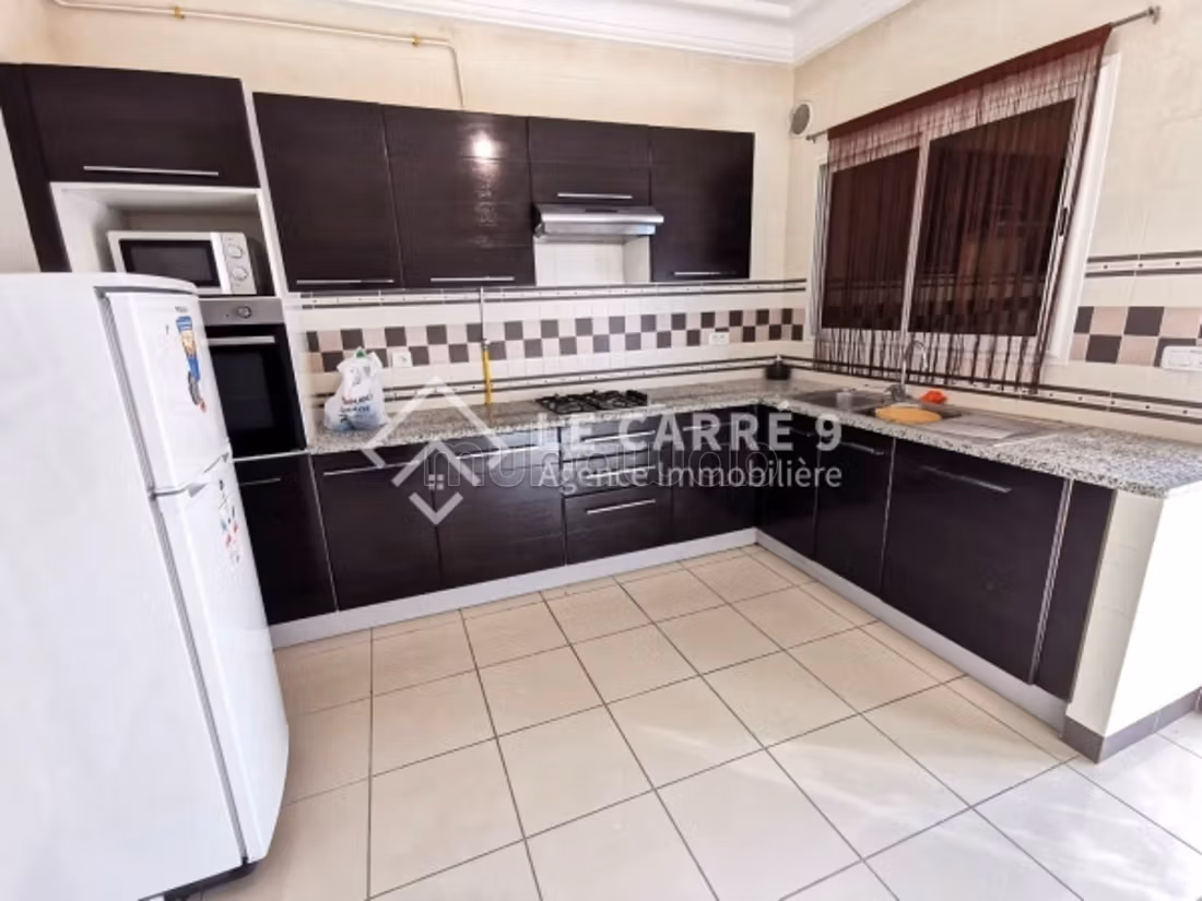 A louer un appartement S2 meublé à Ain Zaghouan