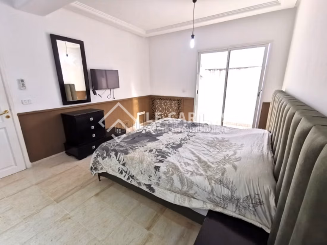 A louer un appartement S2 meublé à Ain Zaghouan