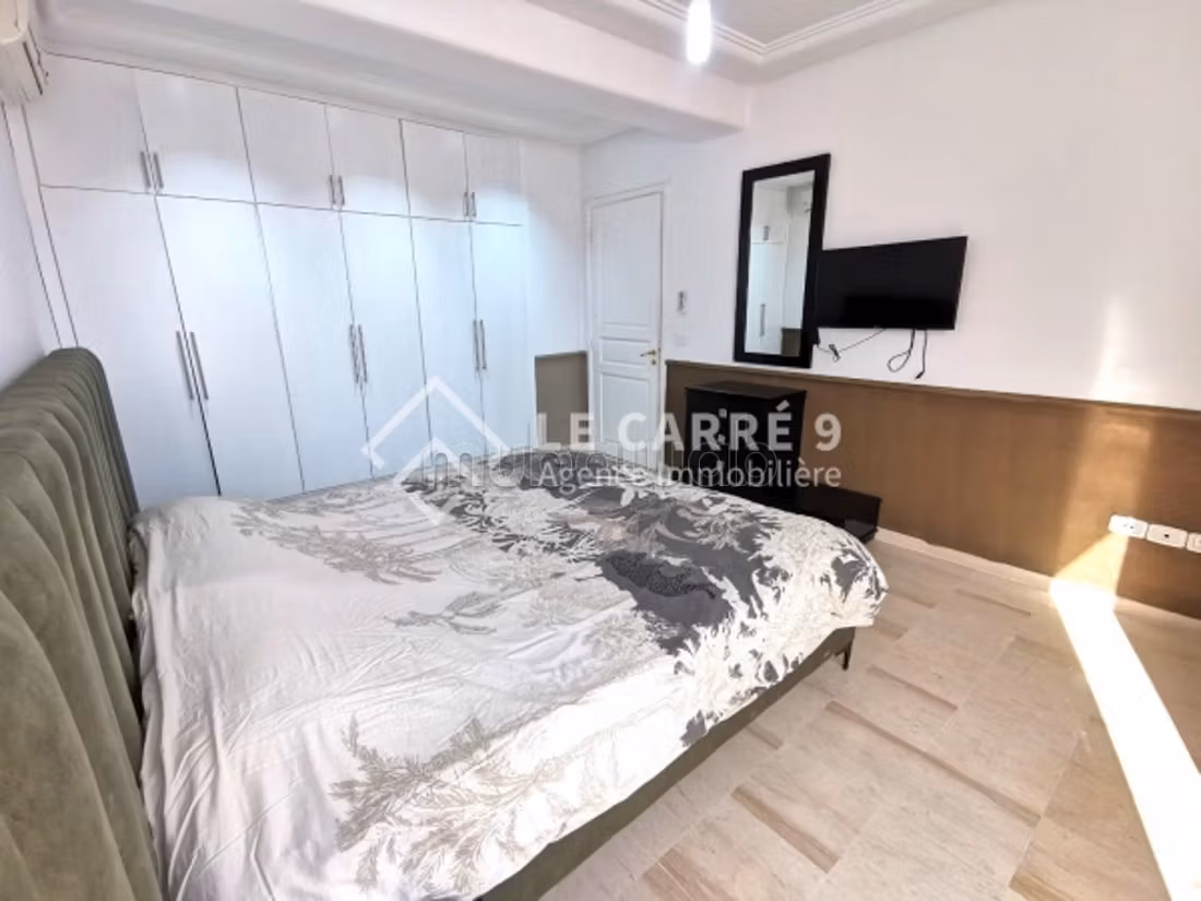 A louer un appartement S2 meublé à Ain Zaghouan