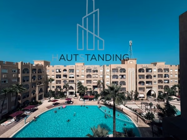 Magnifique S1 vue piscines à louer à Chatt Mariem