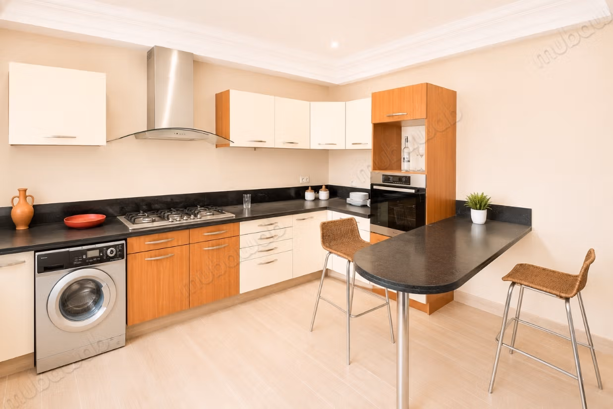 Location longue durée appartement 2 chambres non meublé 
Triangle d'or, Casablanca