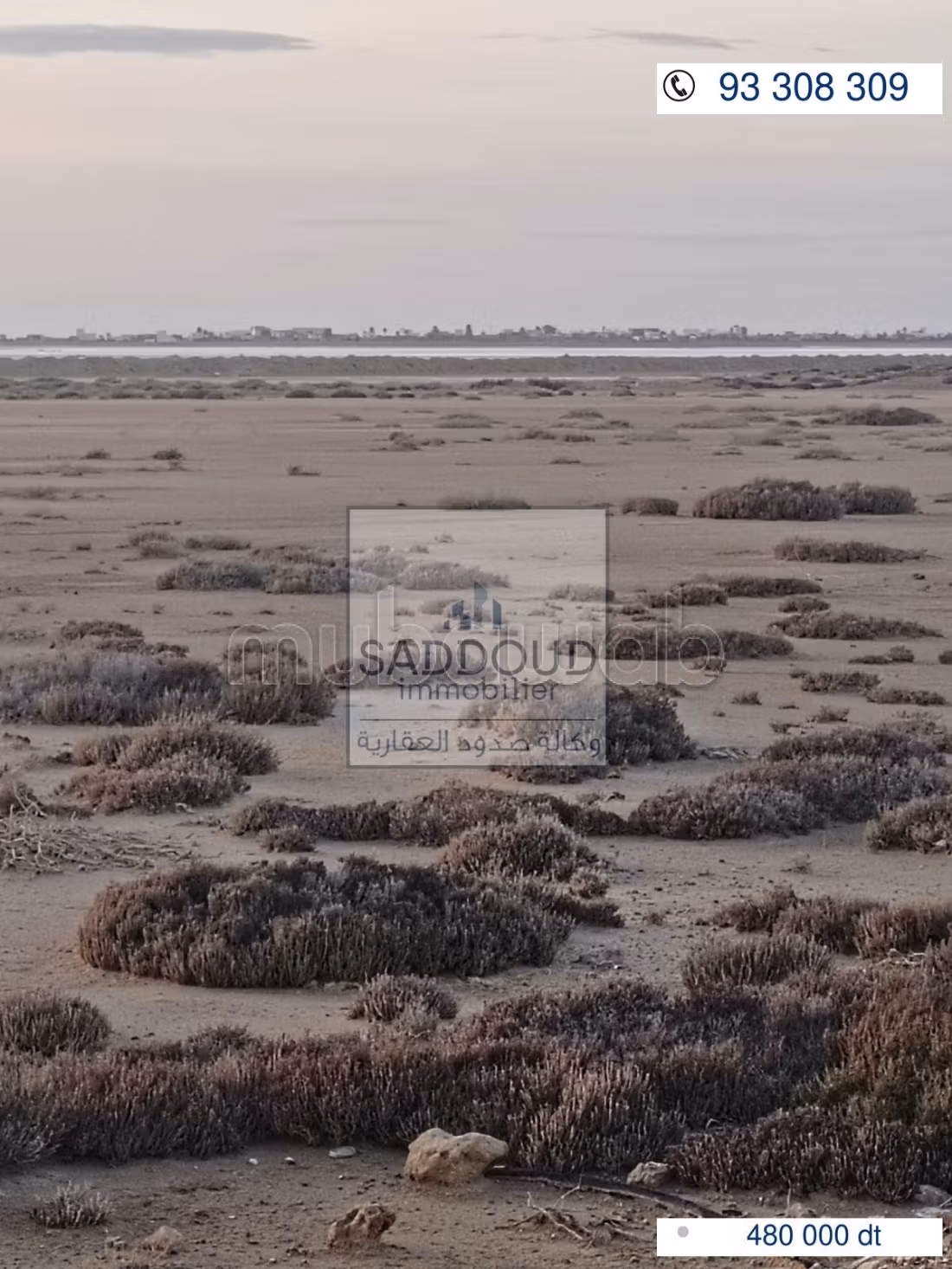 Terrain à vendre 68800 m² – Kerkennah route charki