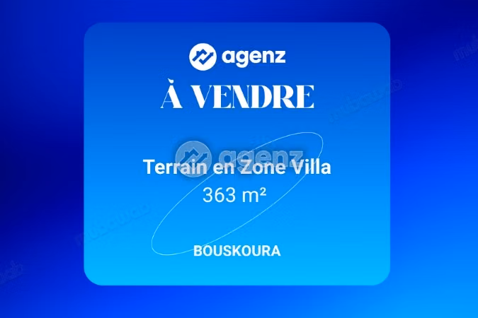 Terrain à vendre 363 m² Bouskoura Bouskoura
