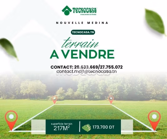 Terrain habitation ind. En vente