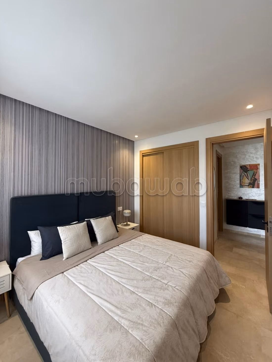 Louez cet appartement à Sidi Maarouf. 1 belle chambre. Meublé