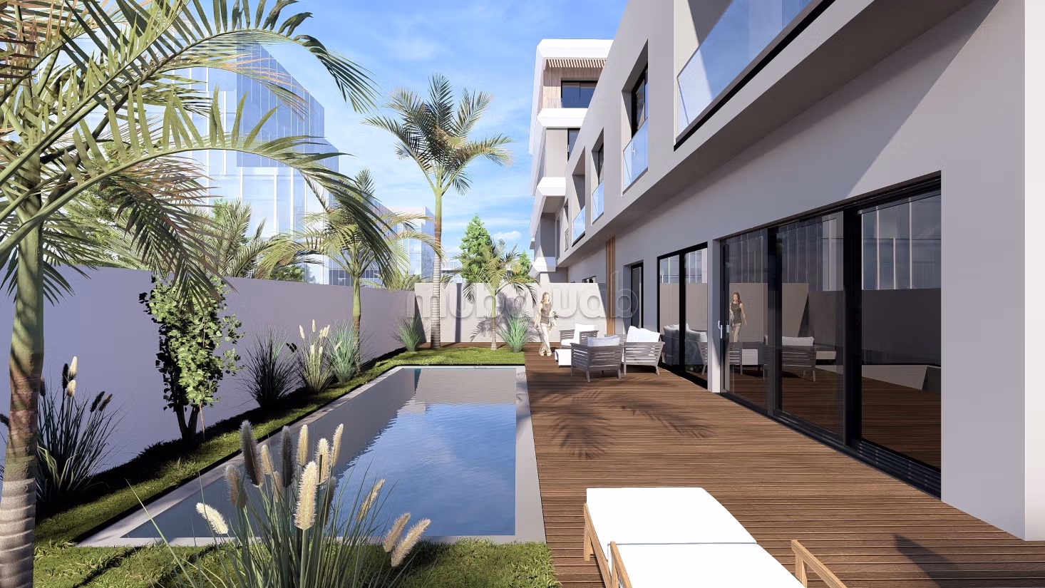 Appartement à l'achat à La Perle du Lac 1. Surface totale 92 m²