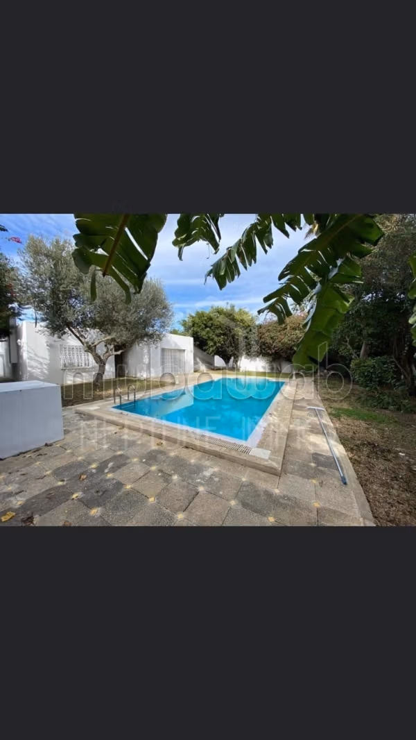 Una sontuosa villa con piscina a Cartagine