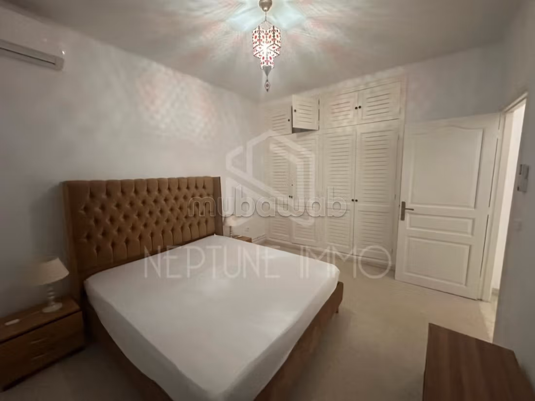 Furnished apartment with sea view in La Marsa