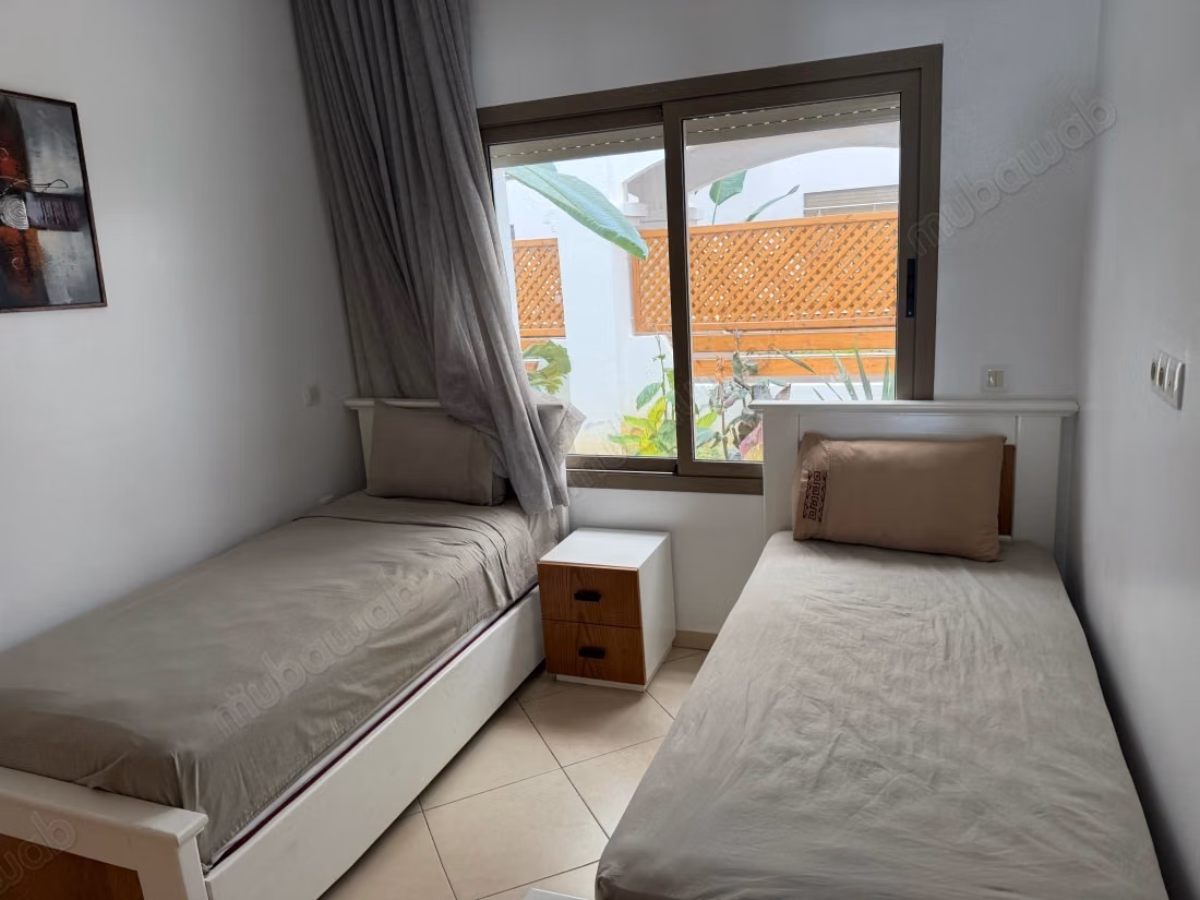 Asilah proyecto turístico apartamento 2 dormitorios salón 92m con jardín árbol del té 28m la residencia segura